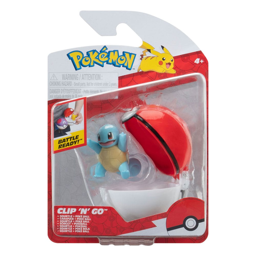 Pokémon Clip'n'Go Poké Balls Squirtle #3 & Poké Ball 