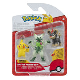 Pokémon First Partner Battle Figure Set Figure 3-Pack Litleo, Pikachu & Floragato