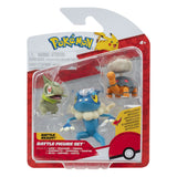 Pokémon First Partner Battle Figure Set Figure 3-Pack Torkoal, Axew & Frogadier