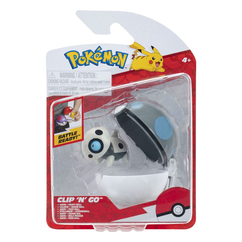 Pokémon Clip'n'Go Poké Balls Aron & Heavy Ball