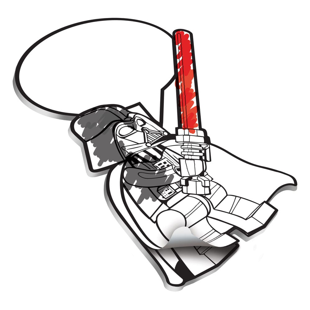 LEGO Star Wars Sticky Notes Set with Pen Darth Vader 