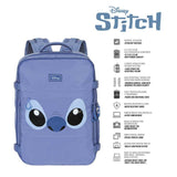 Lilo & Stitch Mercury Travel Backpack Face Blue Large 
