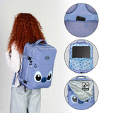 Lilo & Stitch Mercury Travel Backpack Face Blue Large 