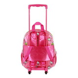 Sanrio 3D Backpack with Wheels Hello Kitty Funny Pink Small      