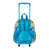 Lilo & Stitch 3D Backpack with Wheels Colors Turquoise Small   