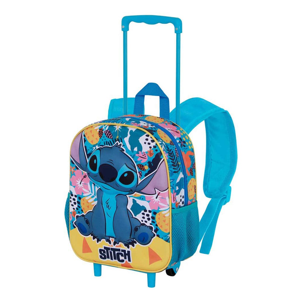 Lilo & Stitch 3D Backpack with Wheels Colors Turquoise Small   