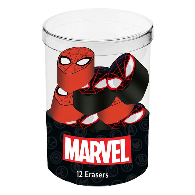 Spider-Man Erasers 12-Pack