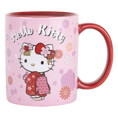 Sanrio Heat Change Mug Hello Kitty Kimono 320 ml   
