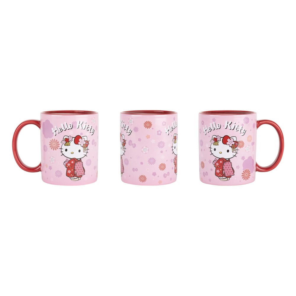Sanrio Heat Change Mug Hello Kitty Kimono 320 ml   