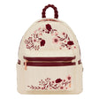 Loungefly Midi Backpack Cream & Red Floral