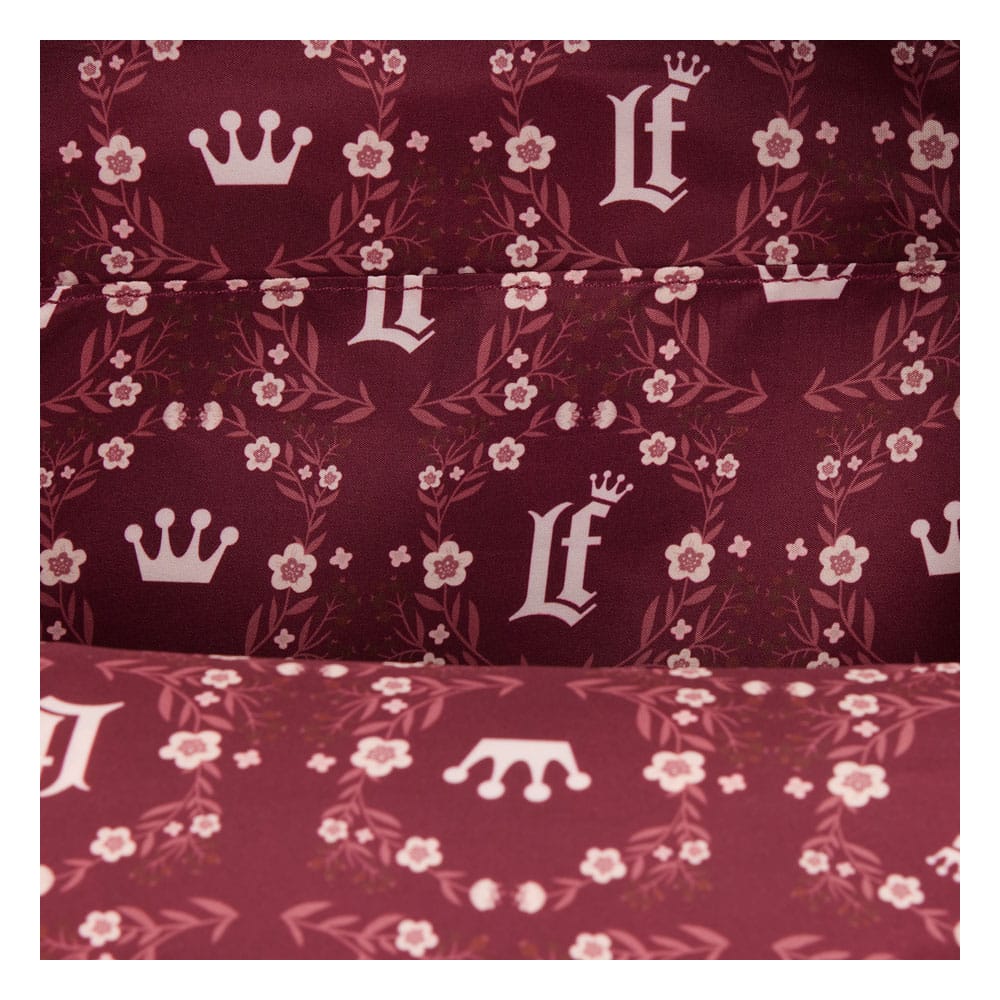 Loungefly Midi Backpack Cream & Red Floral