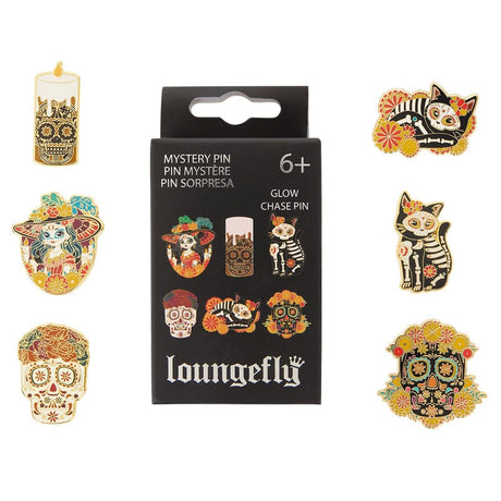 Loungefly Enamel Pins Blind Box Dia de los Muertos Assortment (12)