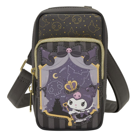 Sanrio by Loungefly Crossbody with Coin Bag 20th Anniversary Kuromi Cell Phone