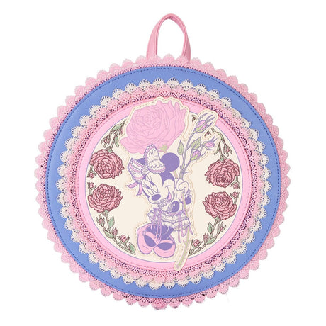  Disney by Loungefly Mini Backpack Minnie Floral and Lace 