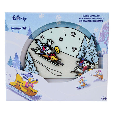 Disney by Loungefly Enamel 3" Pins Mickey and friends Winter Wonderland 3" Limited Edition 8 cm 