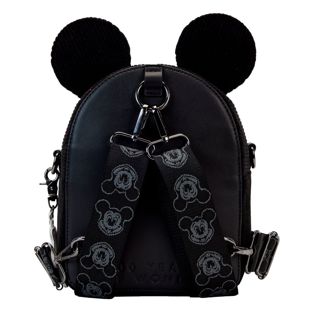 Disney by Loungefly Crossbody Mickey Mouse 100th Anniversary Corduroy 
