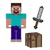 Minecraft Action Figure Steve 8 cm