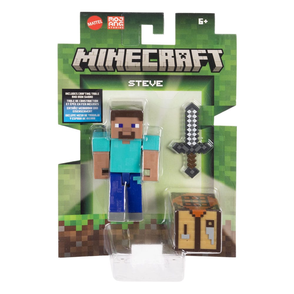 Minecraft Action Figure Steve 8 cm
