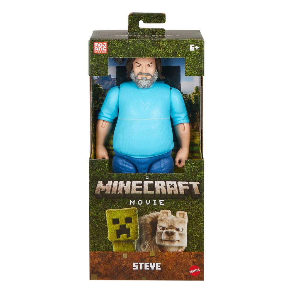 A Minecraft Movie Action Figure Large Steve 30 cm