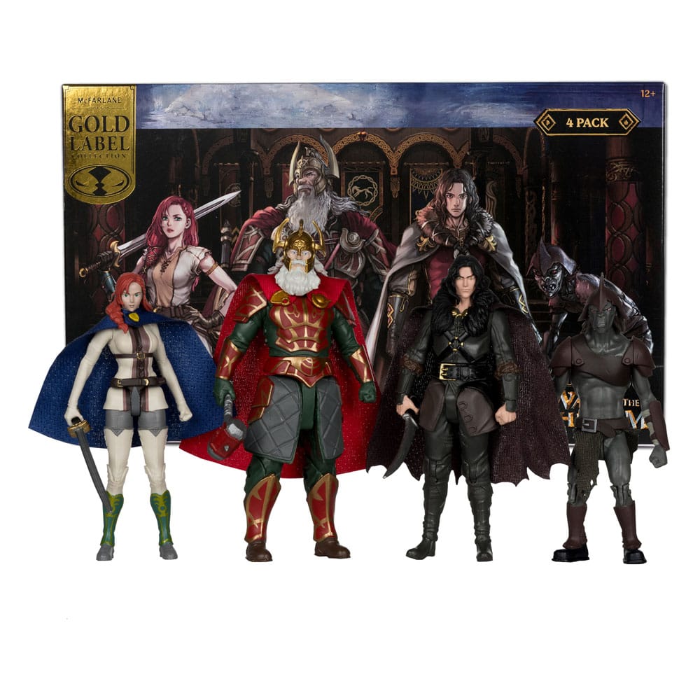 The Lord of the Rings: The War of the Rohirrim Action Figures 4-Pack 10 cm 