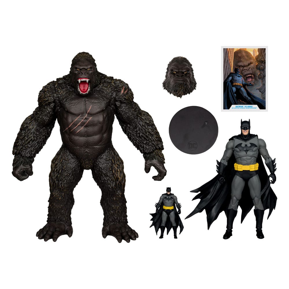 DC Justice League Monsterverse DC Multiverse Action Figures 2-Pack Batman & Kong 29 cm 