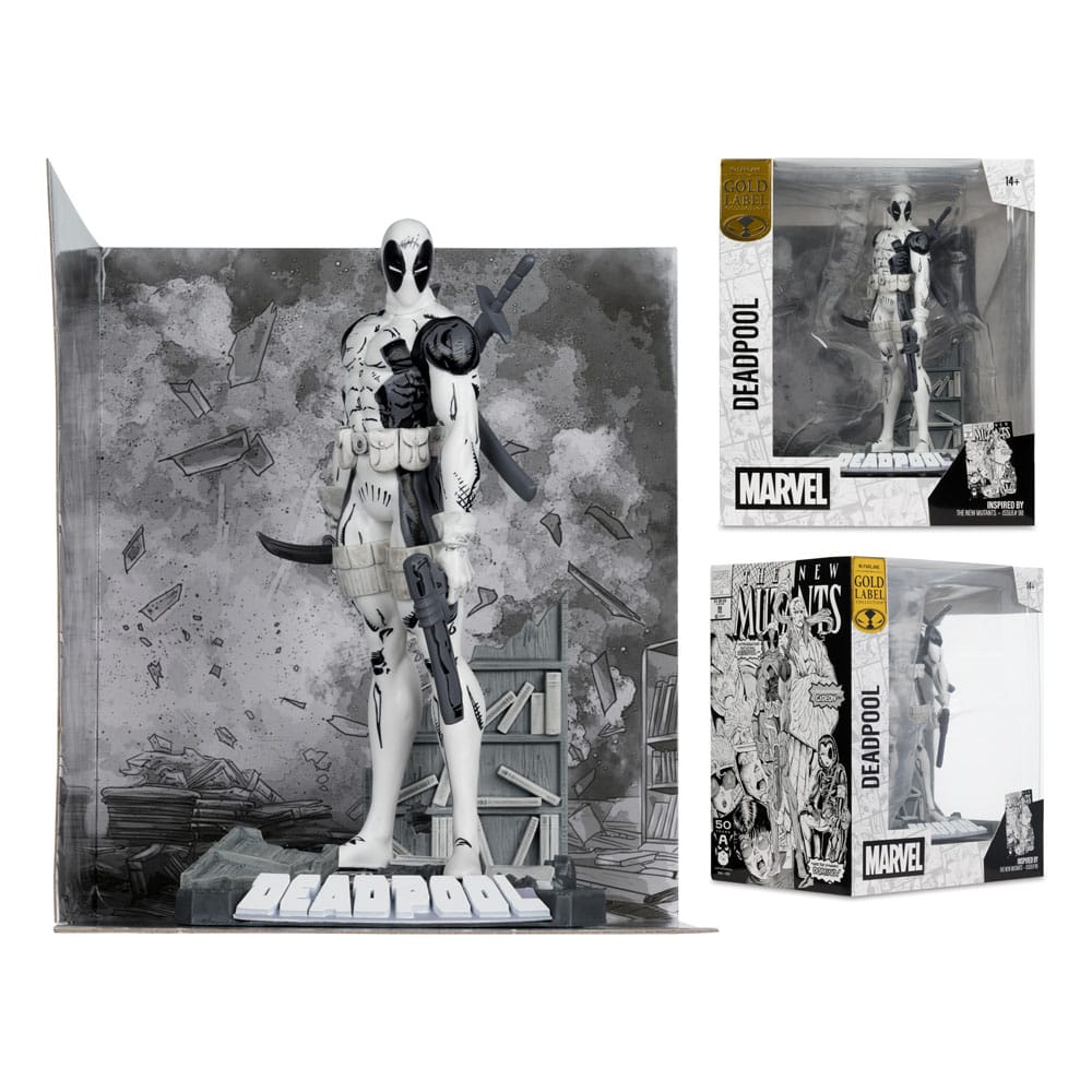 Marvel Collection PVC Statue 1/10 Deadpool (The New Mutants #98) (Line Art) (Gold Label) 17 cm