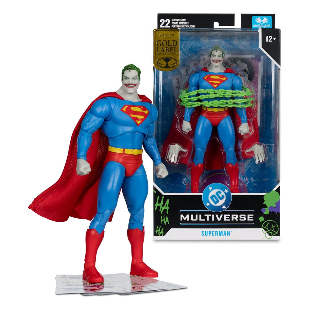 DC Comics DC Multiverse Action Figure Superman (Superman #9) (Jokerized) (Gold Label) 18 cm