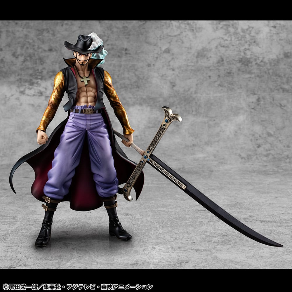 One Piece P.O.P SA-MAXIMUM PVC Statue Hawk Eye Dracule Mihawk Ver. R 29 cm