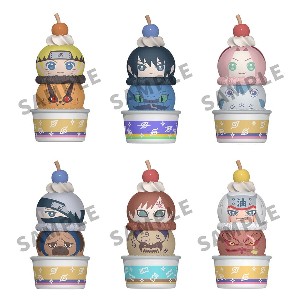 Naruto Shippuden Tsumichen Stack up & Change Trading Figure 6-Pack 8 cm (with gift)  