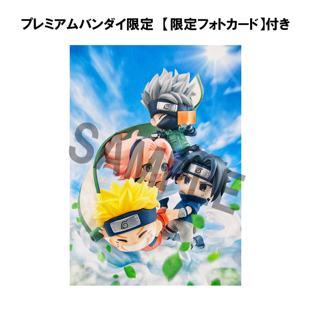 Naruto Shippuden FigUnity PVC Mini Statue Gather here, Team 7 13 cm (with gift)       