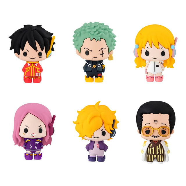 One Piece Chokorin Mascot Series Trading Figure 6-Pack Egghead Ver. 5 cm 