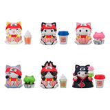 Naruto Shippuden Mega Cat Project Nyaruto! Trading Figures Mega Cat Diner 3 cm Assortment (6)