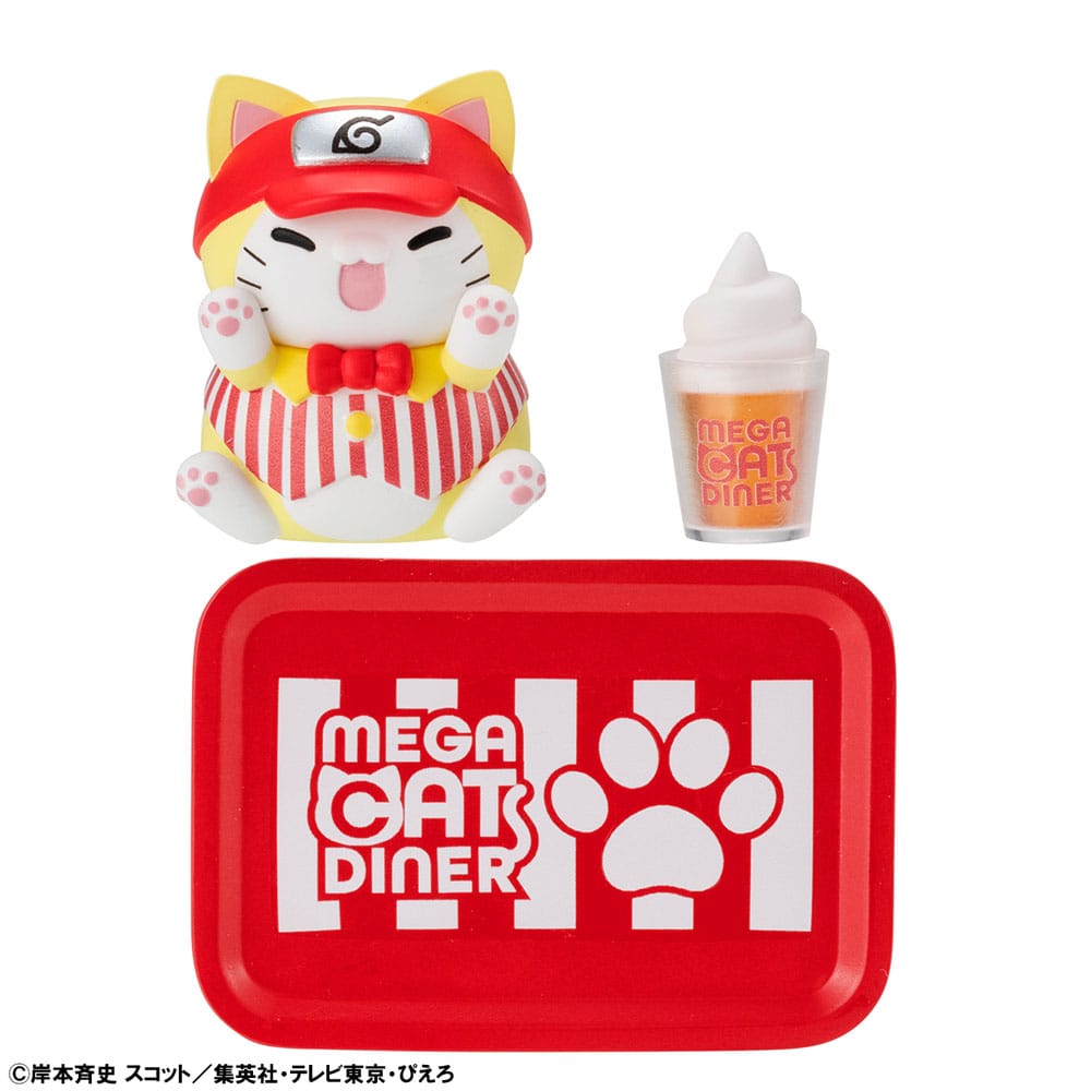 Naruto Shippuden Mega Cat Project Nyaruto! Trading Figures Mega Cat Diner 3 cm Assortment (6)