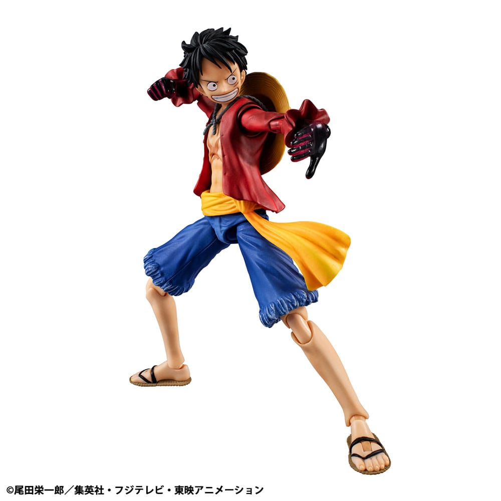 One Piece Variable Action Heroes Action Figure Monkey D. Luffy Arnament Haki 16 cm