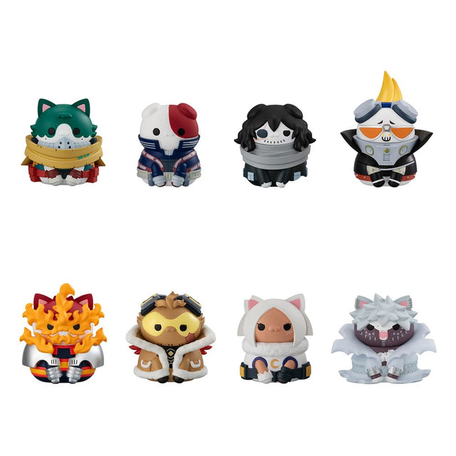 My Hero Academia Mega Cat Project Heroaca Cats No.01 3 cm Assortment (8)