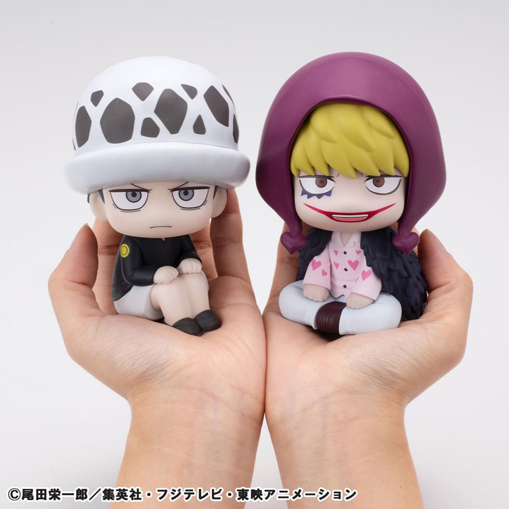 One Piece Look Up PVC Statues Trafalgar Law Childhood Ver. & Corazon 11 cm (with gift)      