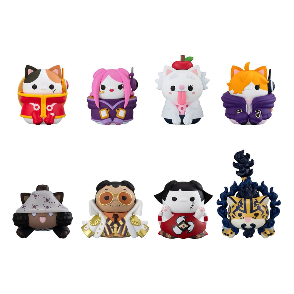 One Piece Mega Cat Project Trading Figure Egghead NyanPieceNyan! 3 cm Assortment (8)