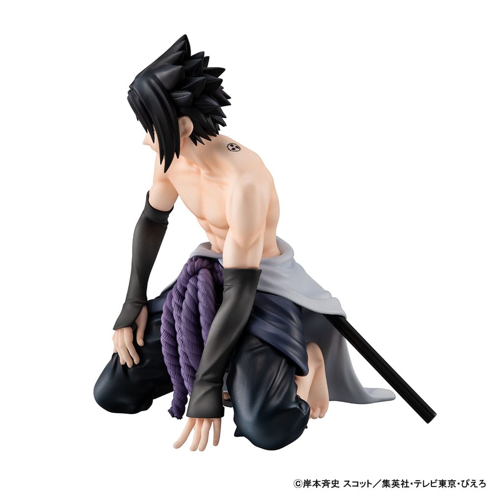 Naruto Shippuden G.E.M. Series PVC Statue Sasuke Palm Size 12 cm          