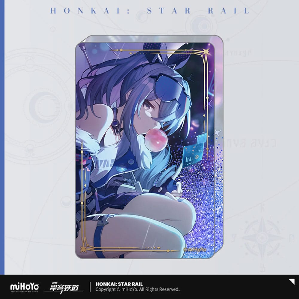 Honkai: Star Rail Light Cone Acryl Ornament with Glitter: Incessant Rain 9 cm 
