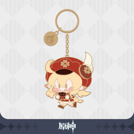 Genshin Impact Character Metal Keychain Klee