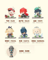 Genshin Impact Battle Scene Series Trading Figure 6-Pack Mondstadt Edition 5 cm 