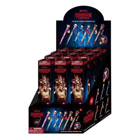 Stranger Things pen 3D Head Topper Spinning Pen