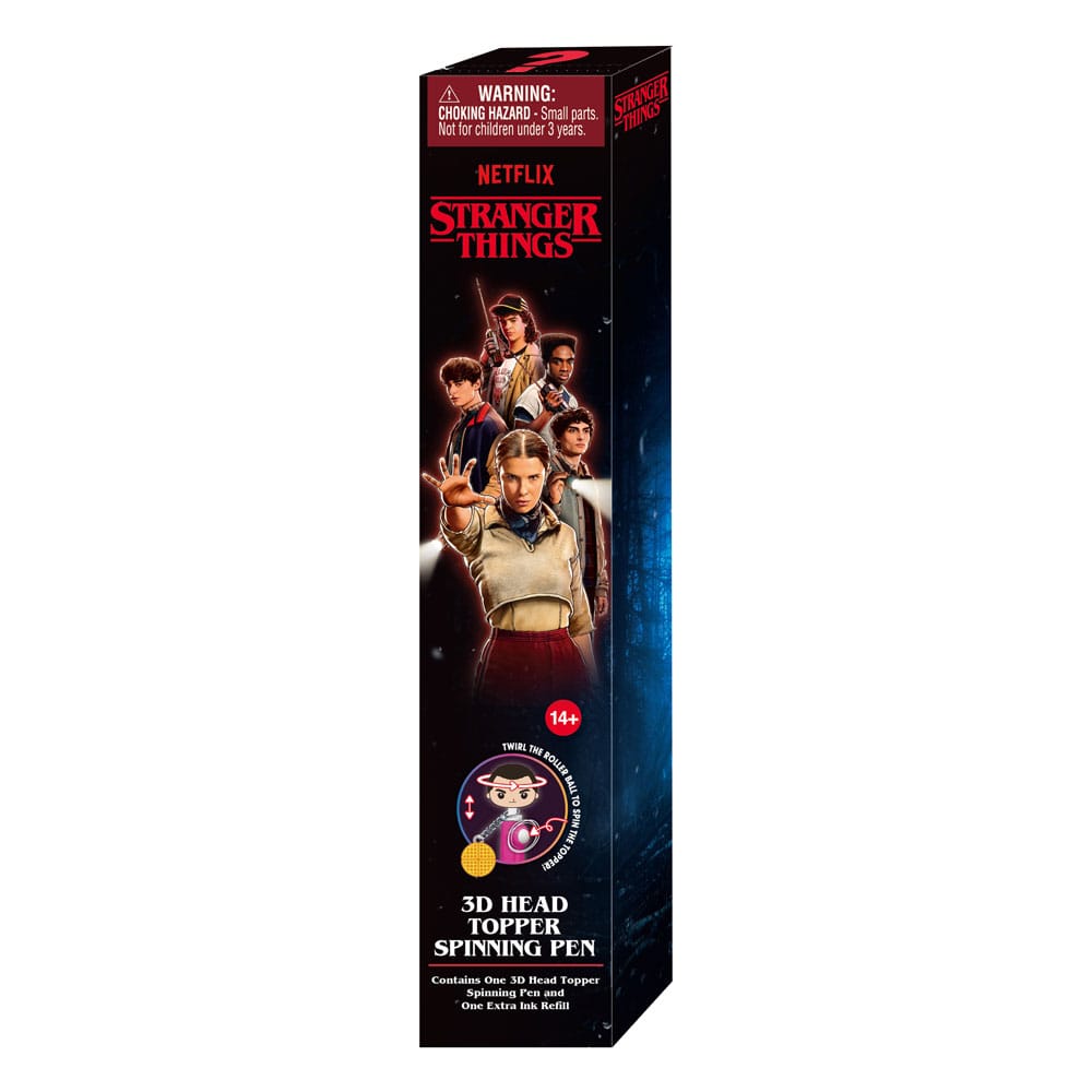Stranger Things pen 3D Head Topper Spinning Pen