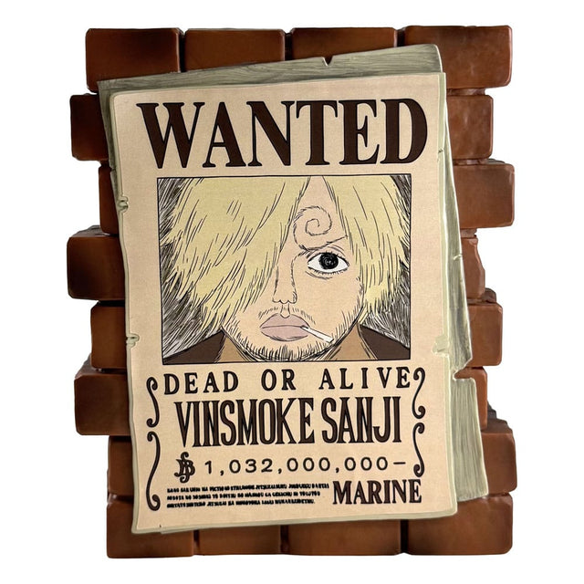 One Piece Coin Bank Sanji Wanted 