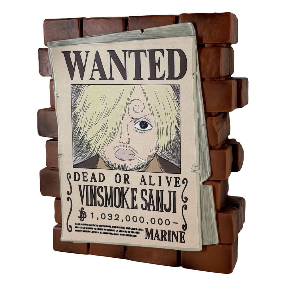 One Piece Coin Bank Sanji Wanted 