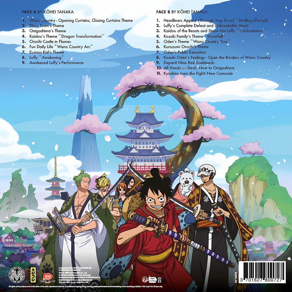 One Piece Original Soundtrack LP Vinyl Land of Wano