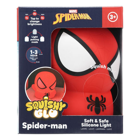 Spider-Man Squishy Glo Silicon Light 15 cm       