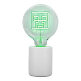 Minecraft Neon LED Bulb Creeper