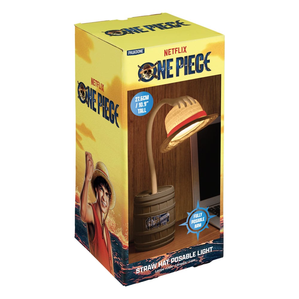 One Piece Posable Desk Light Straw Hat 28 cm  