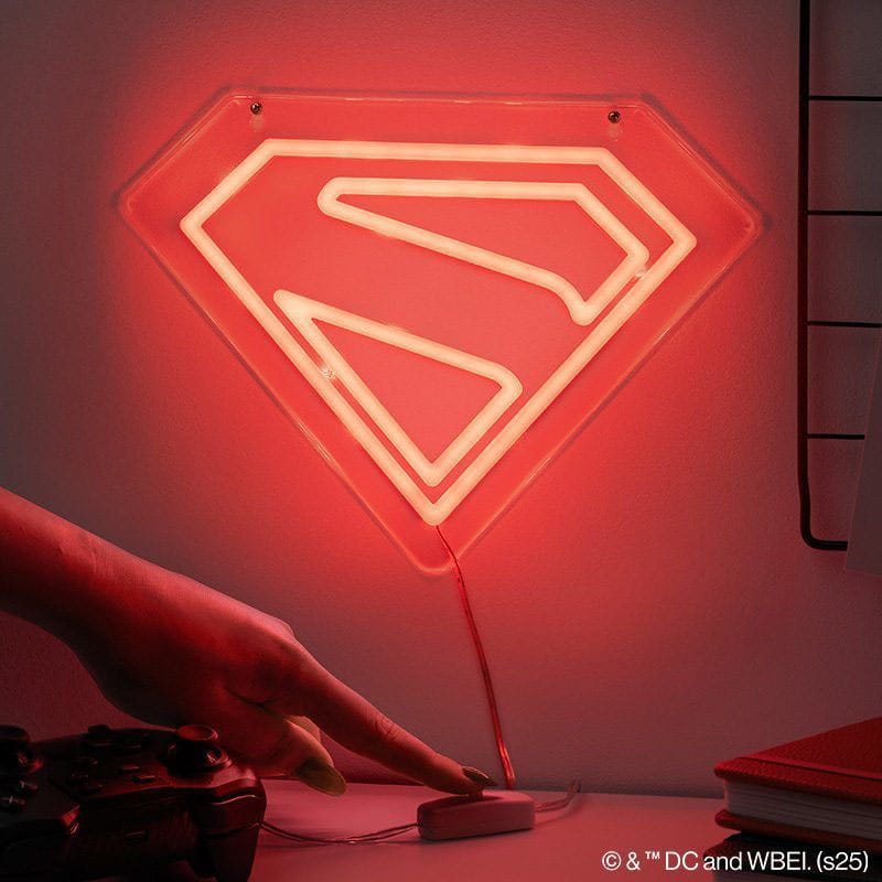 DC Comics LED Wall Lamp Light Superman Neon      